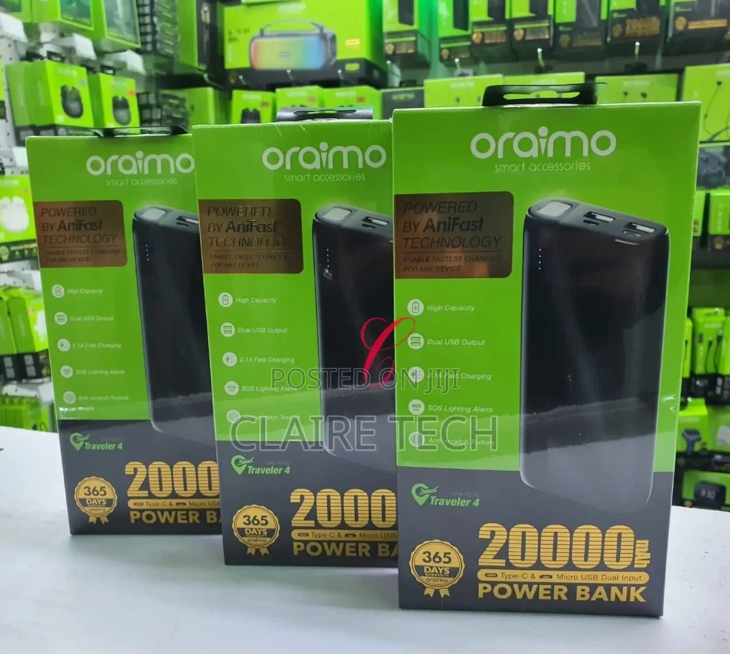 Oraimo Traveler 4 20,000mah P204D Power Banks