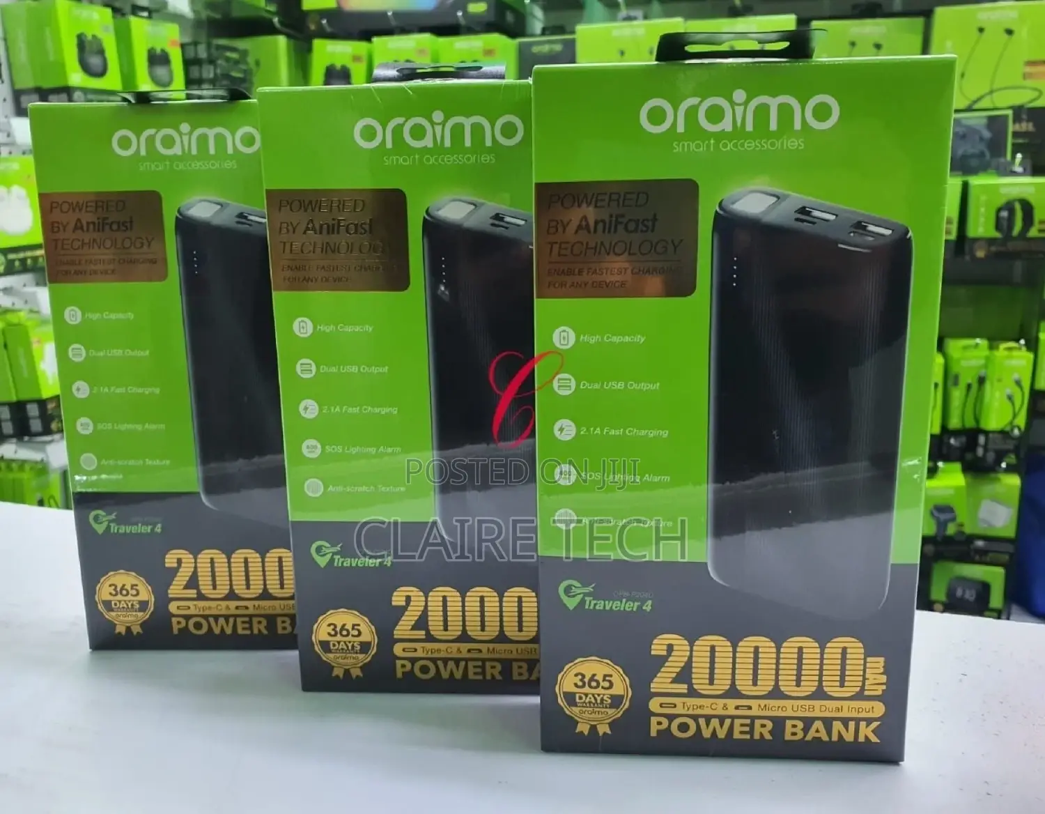 Oraimo Traveler 4 20,000mah P204D Power Banks