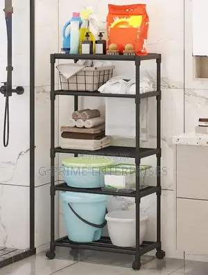 Bathroom Storage Rack/Layer Trolley Rack.