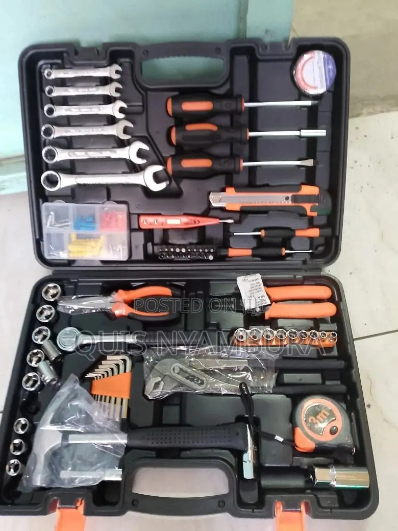 Toolset Box With Tools.
