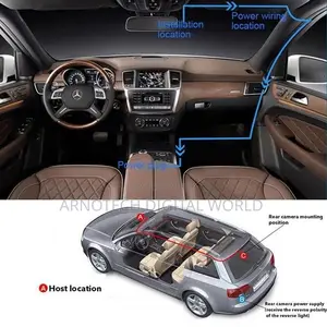 Car DVR 3 Cameras Lens 4.0 Inch Dash Camera Dual Lens With R