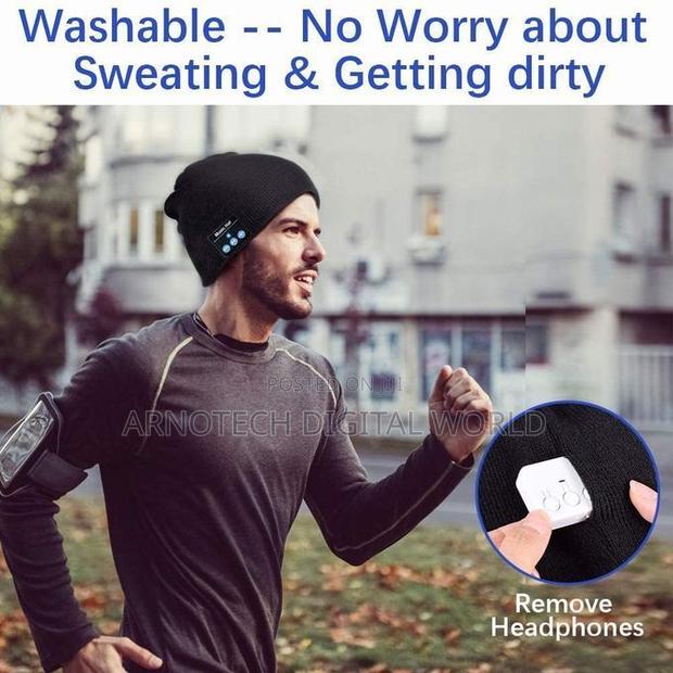 Bluetooth V5.0 Beanie Hats,Hand Free Wireless Headphone - thumbnail 5