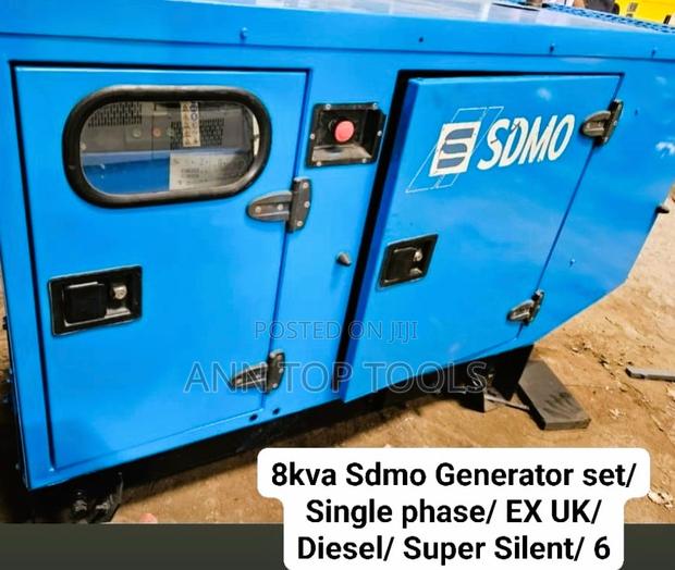 Sdmo Generator Set Single Ex Uk Diesel Silent 80kva - main view