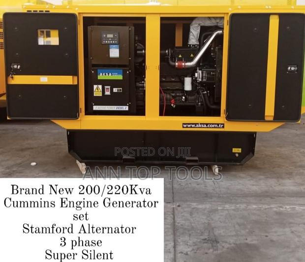 Cummins Engine Generator Stamford Alternator 3phase 220kva - main view