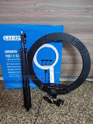 22 Inches Ring Light Stand . Three Phone Holders