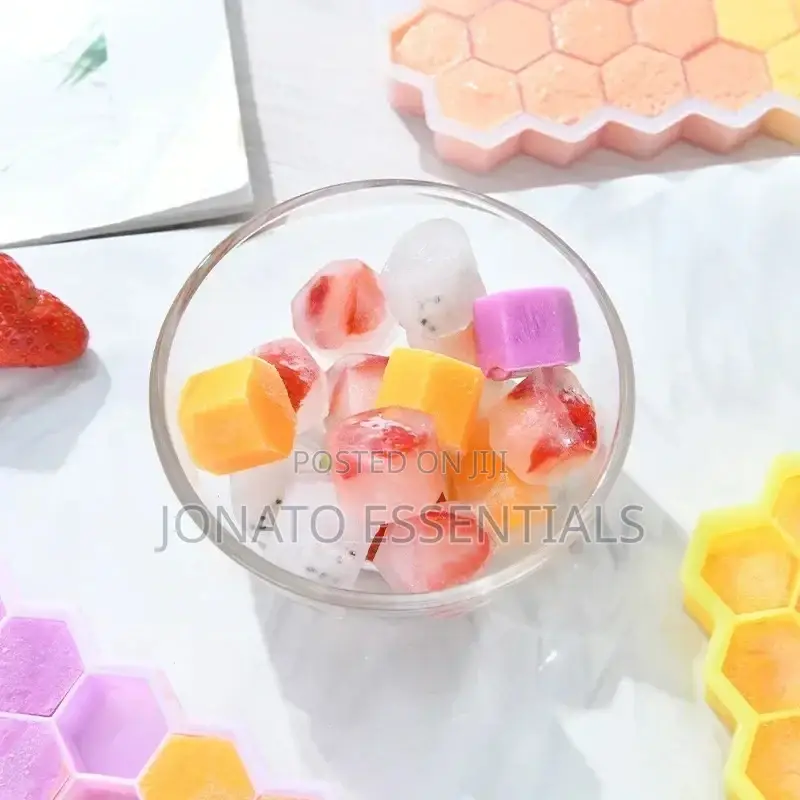 Silicone Ice Cube Tray With Lid, Ice Cube Mold