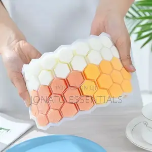 Silicone Ice Cube Tray With Lid, Ice Cube Mold