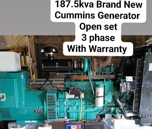 Cummins Generator Open Type 3phase 190kva - main view