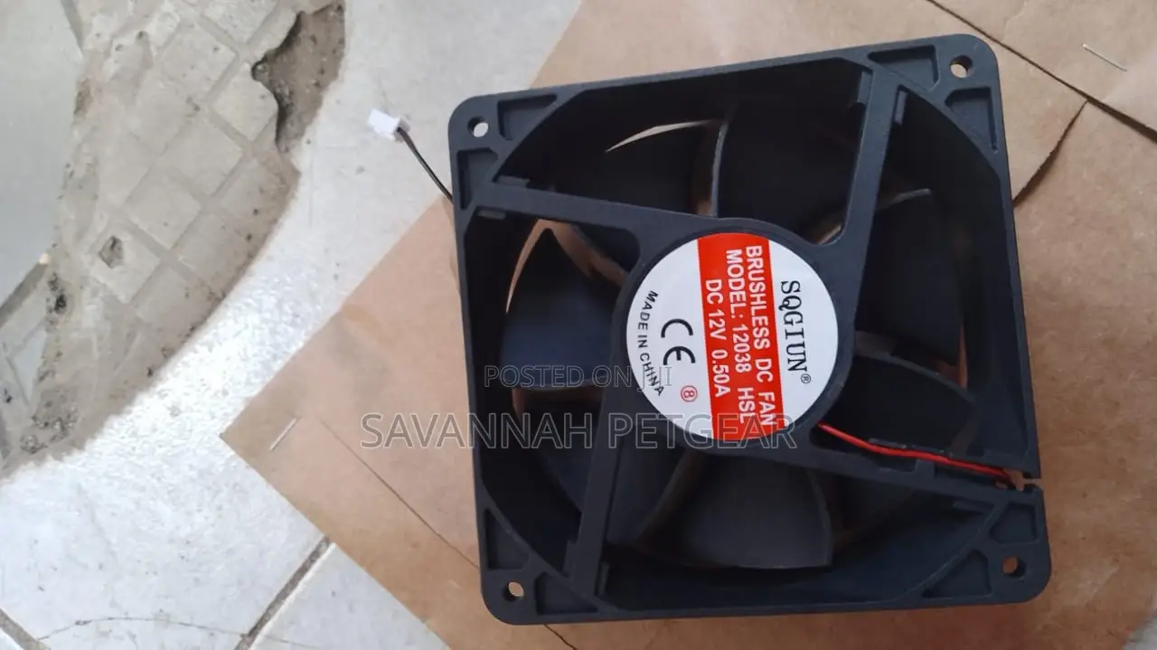 Heavy Duty DC Fan for Incubator 0.50A