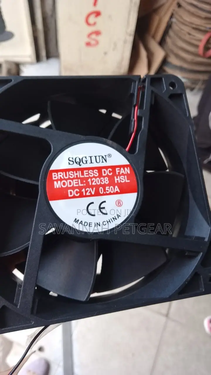 Heavy Duty DC Fan for Incubator 0.50A