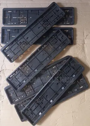 Number Plate Holders Rectangle -Plastic Number Plate Holders