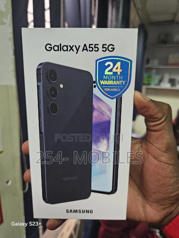 New Samsung Galaxy A55 128 GB Black - thumbnail 2
