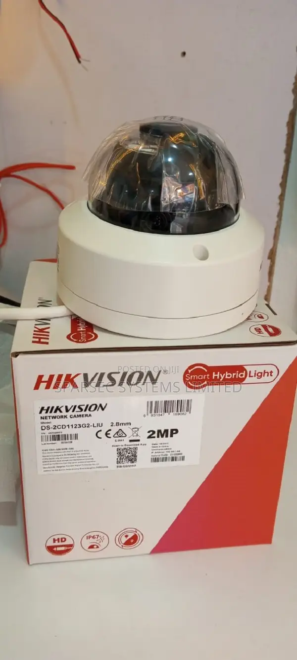 2 MP Smart Hybrid Light Fixed Dome Network Camera
