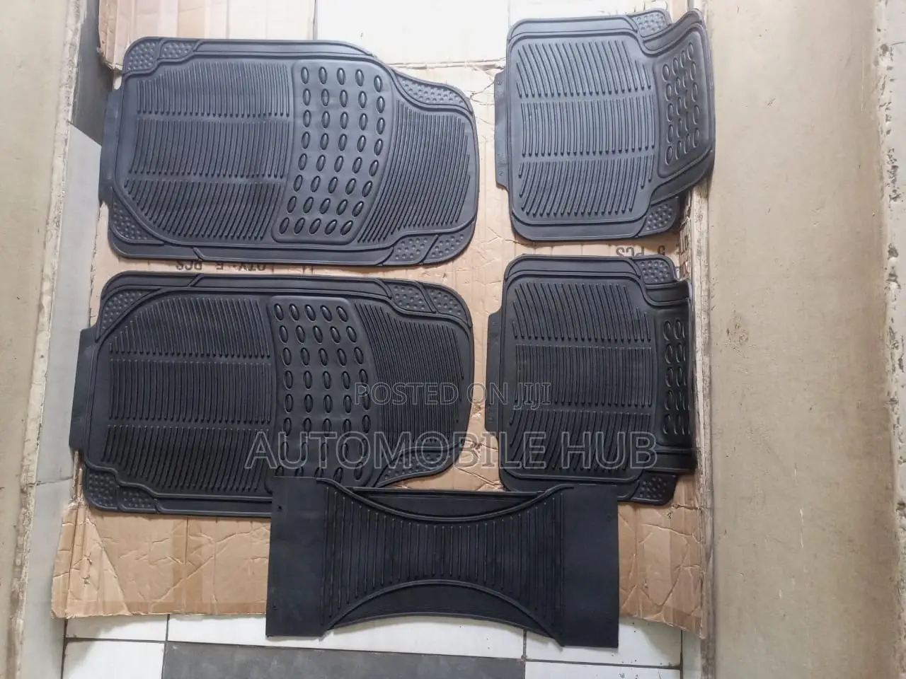 Antislip Washable Black Car Floor Mats