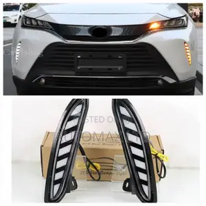 2pcs Toyota Harrier, Side Bumper DRL With Flowing Indicator,