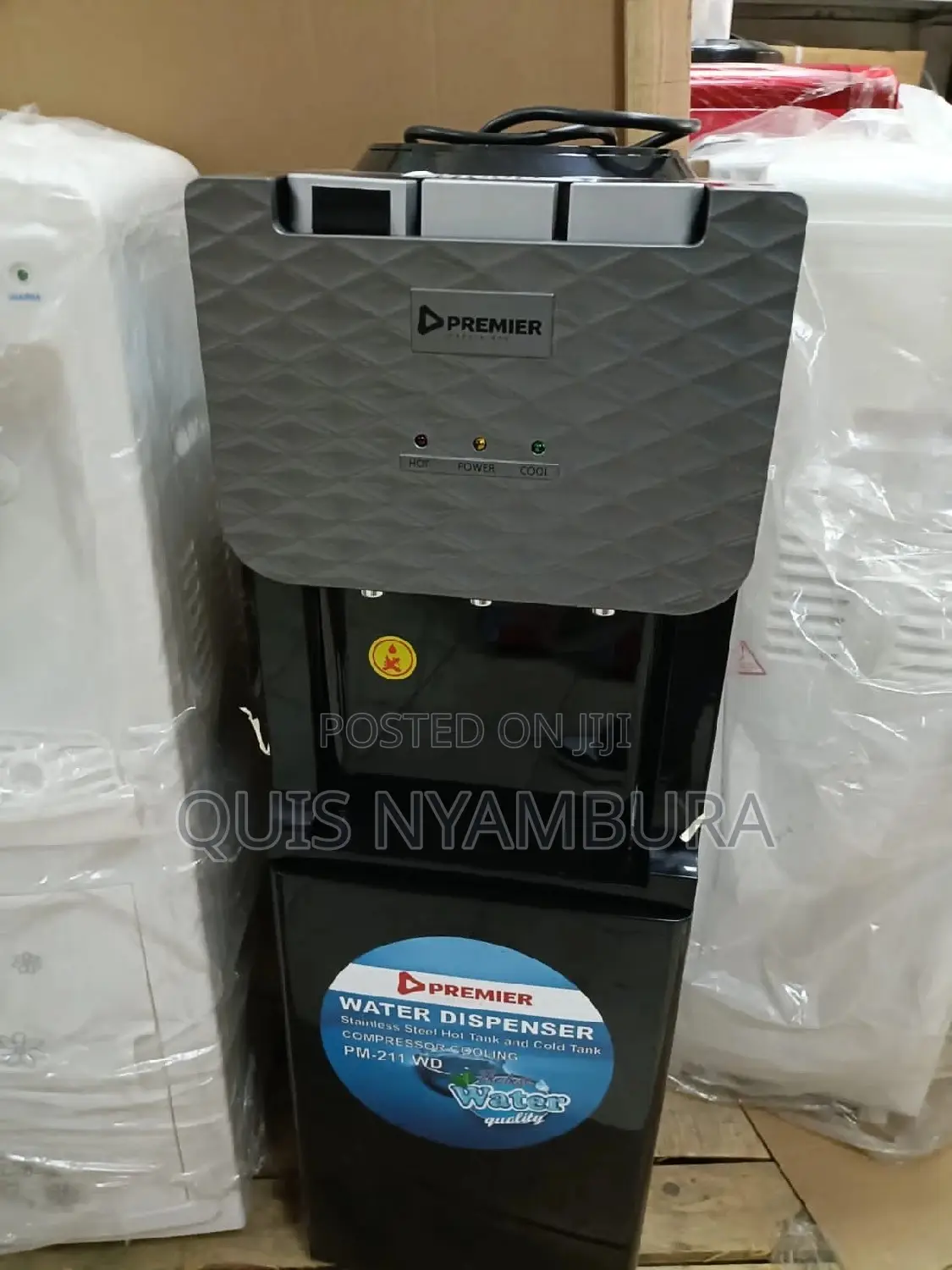 Water Dispenser With Compressor Cooling