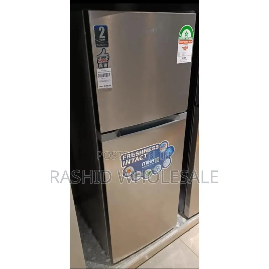 New Mika 138 Litres Double Door Refrigerator