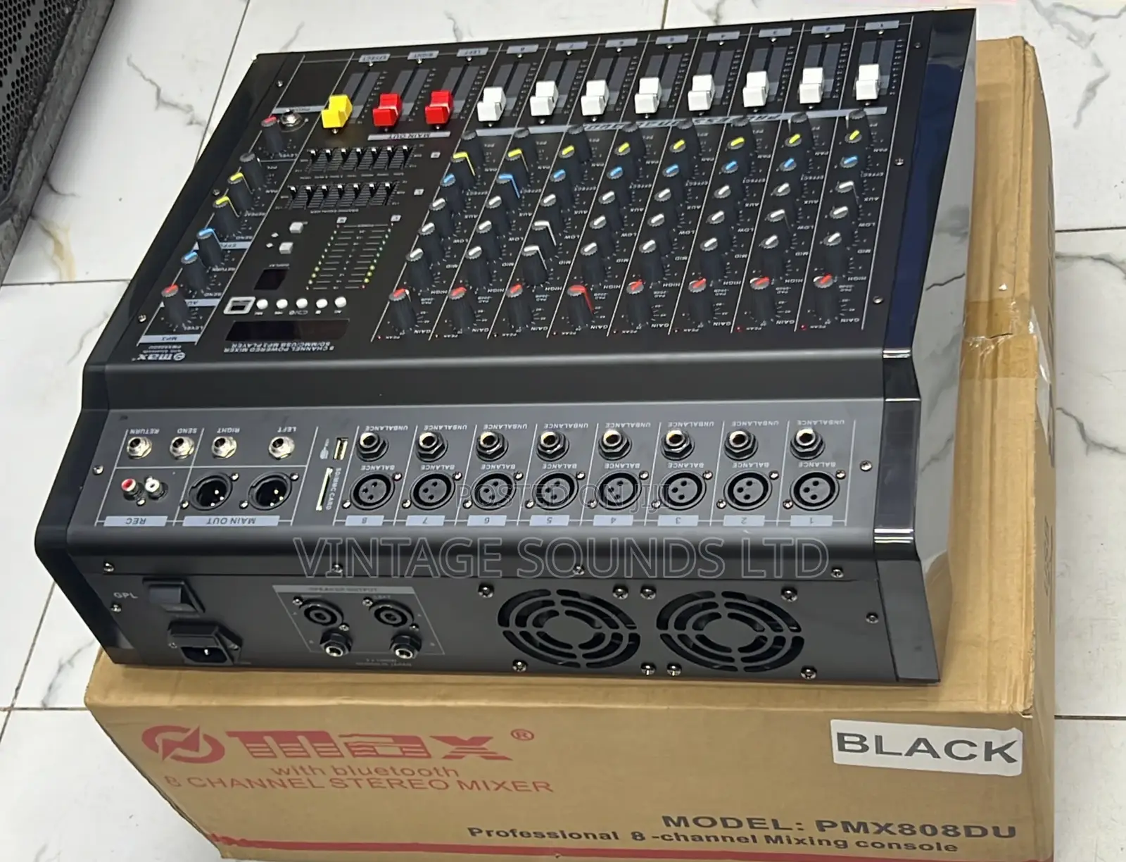 Max Pmx8-8channel Bluetooth Usb Powered Mixer