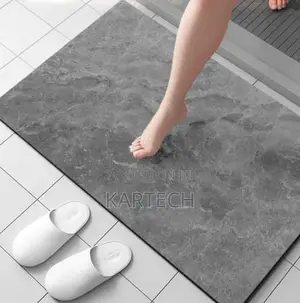 Marble-Like Antislip Absorbent Bathroom Mat