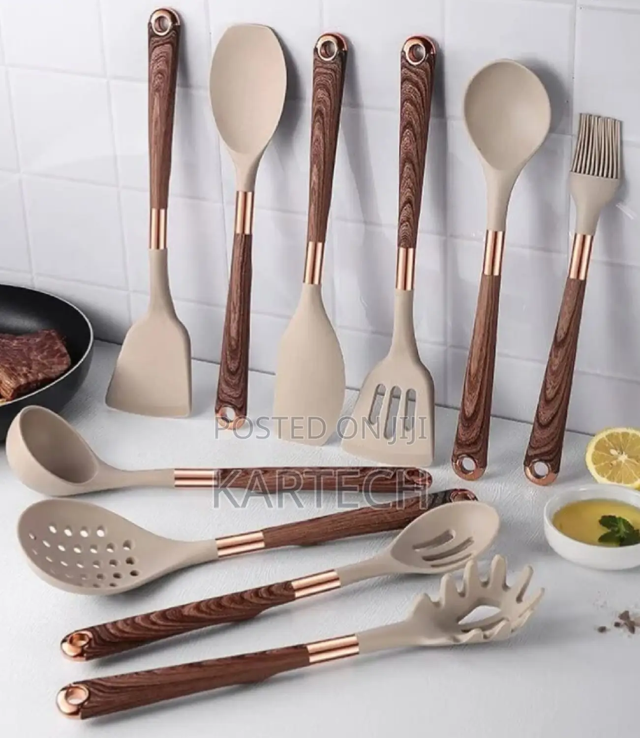 11pcs Unique Silicone Spoon Set