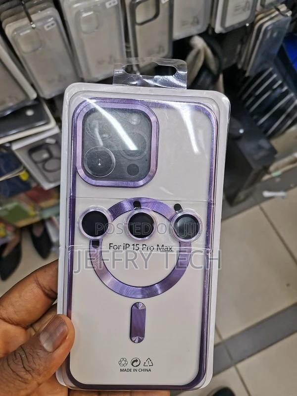 Electroplated Case for iPhone 15 Pro Max 6.7-Inch, Camera Le - main view