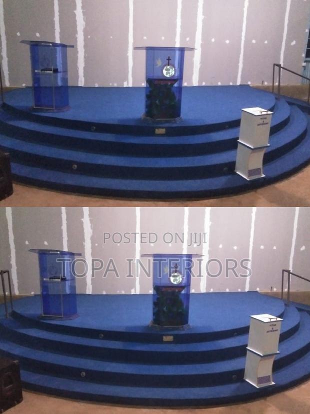 Navy Blue Church Decor Altar Floor Wall to Wall Carpets