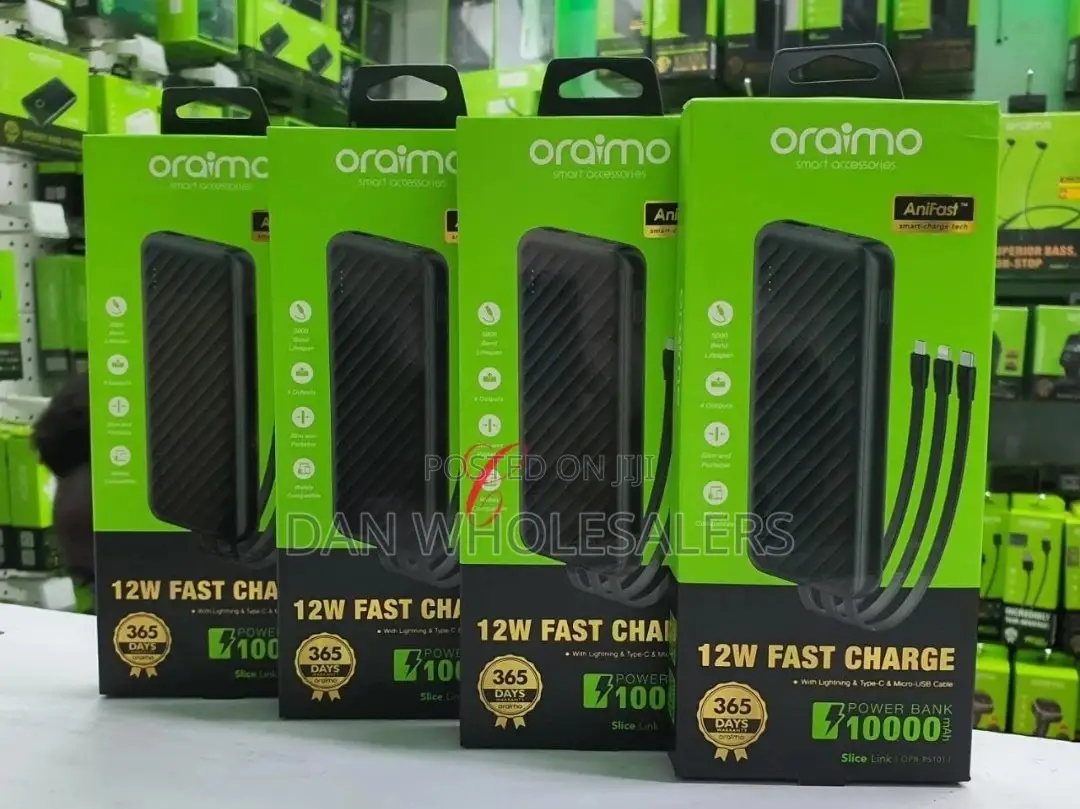 Oraimo Slice Link OPB-P5101 10,000mah Power Banks