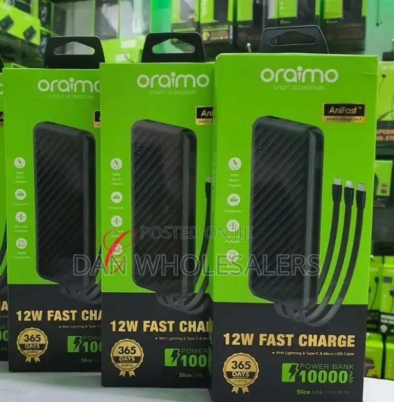 Oraimo Slice Link OPB-P5101 Power Banks 10000 Amps