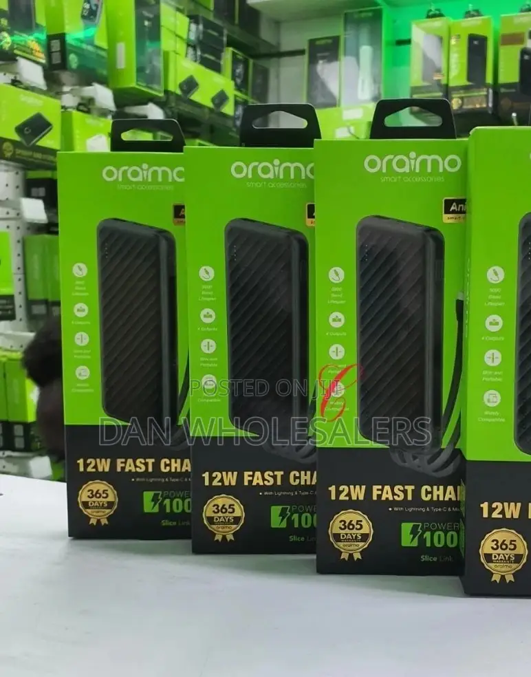 10000 Mah Oraimo Powerbank