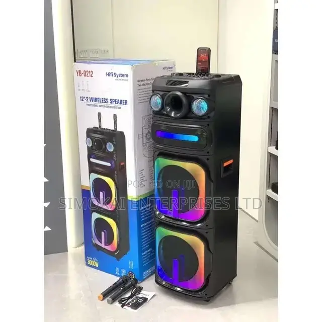 Bluetooth Speakers 100W, Yb-0212 12V, 6 Knobs