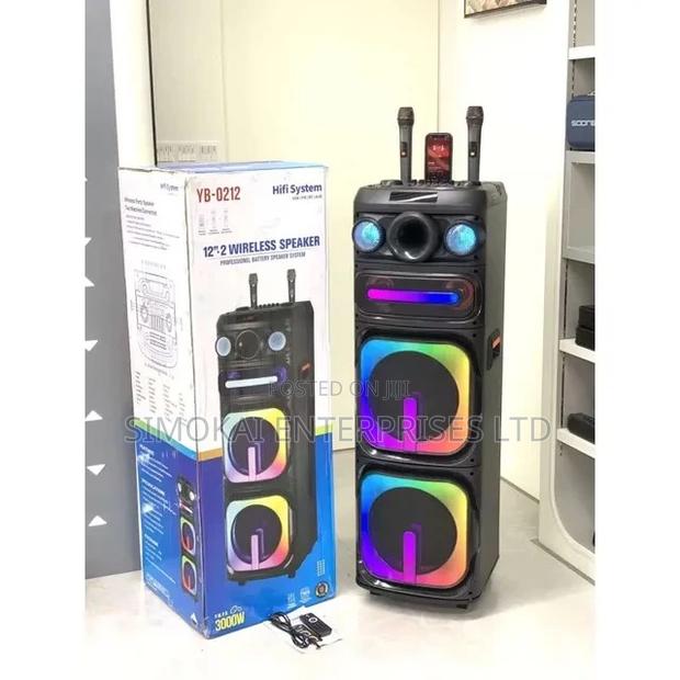BLUETOOTH SPEAKERS 100W, 6 Knobs, 12 Inch 2 Microphones - main view