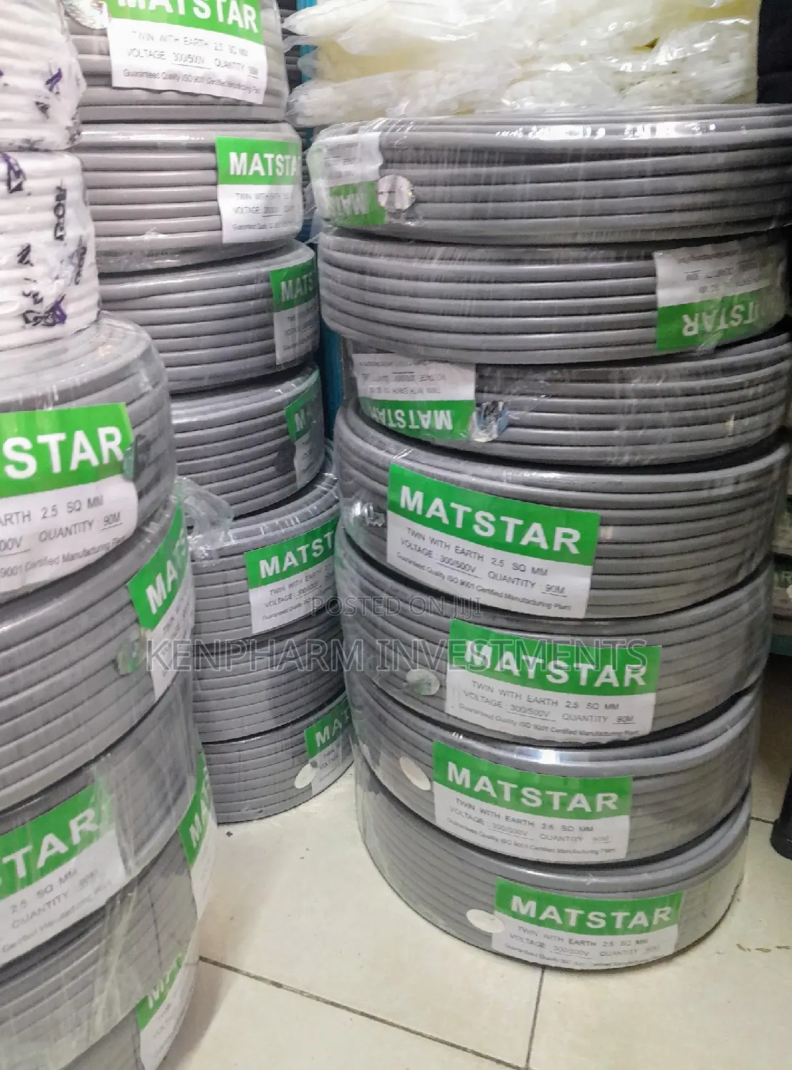 2.5mm Twin With Earth 90m Electric Cable System Instalation