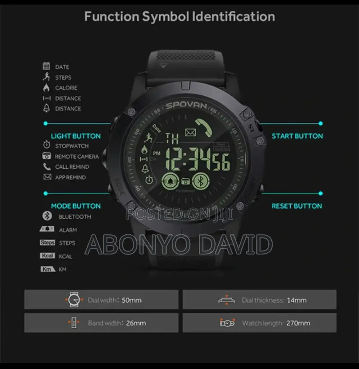 Spovan Tactical Watch