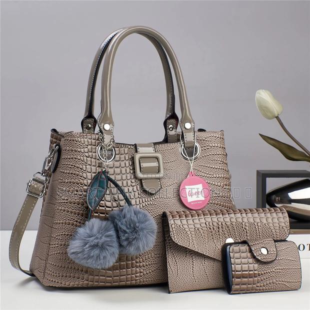 #2310 Box Croc 3in1 Handbag Set - thumbnail 3