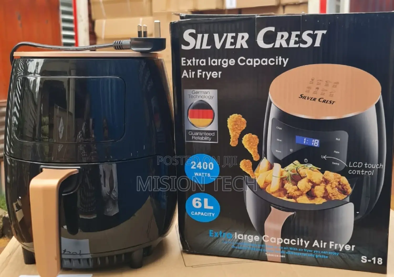 6 LTRS Silver Crest Air Fryer 6l Air Fryer