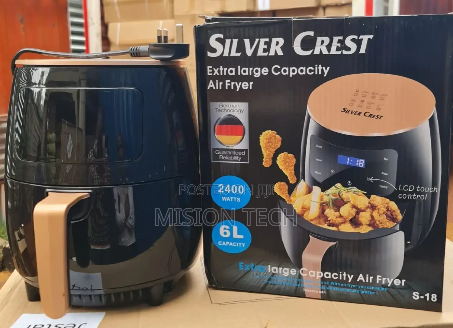 Silver Crest Digital Air Fryer 6l Air Fryer