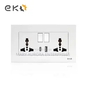 Double Socket With USB and Type C