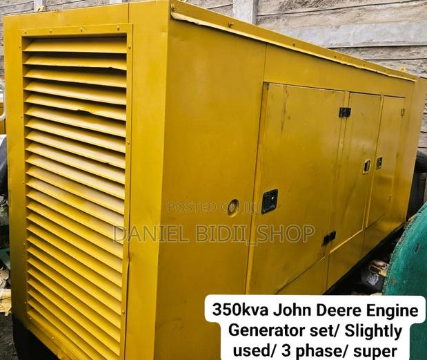 John Deere Engine Generator Set 3 Phase Silent 350kva - main view