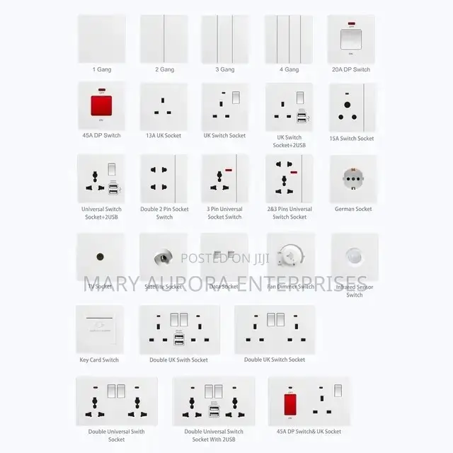 Universal Twin Socket With USB Ports