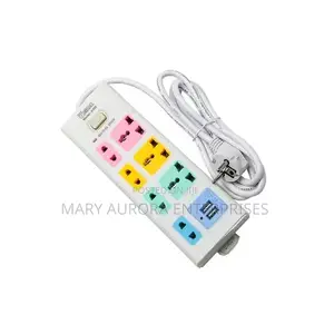 3pin Double Universal Extension With USB Ports