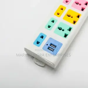 3pin Double Universal Extension With USB Ports