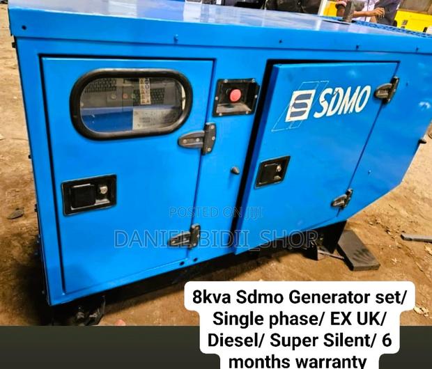 SDMO 8kva EX UK Silent Diesel Generator Set Single - main view