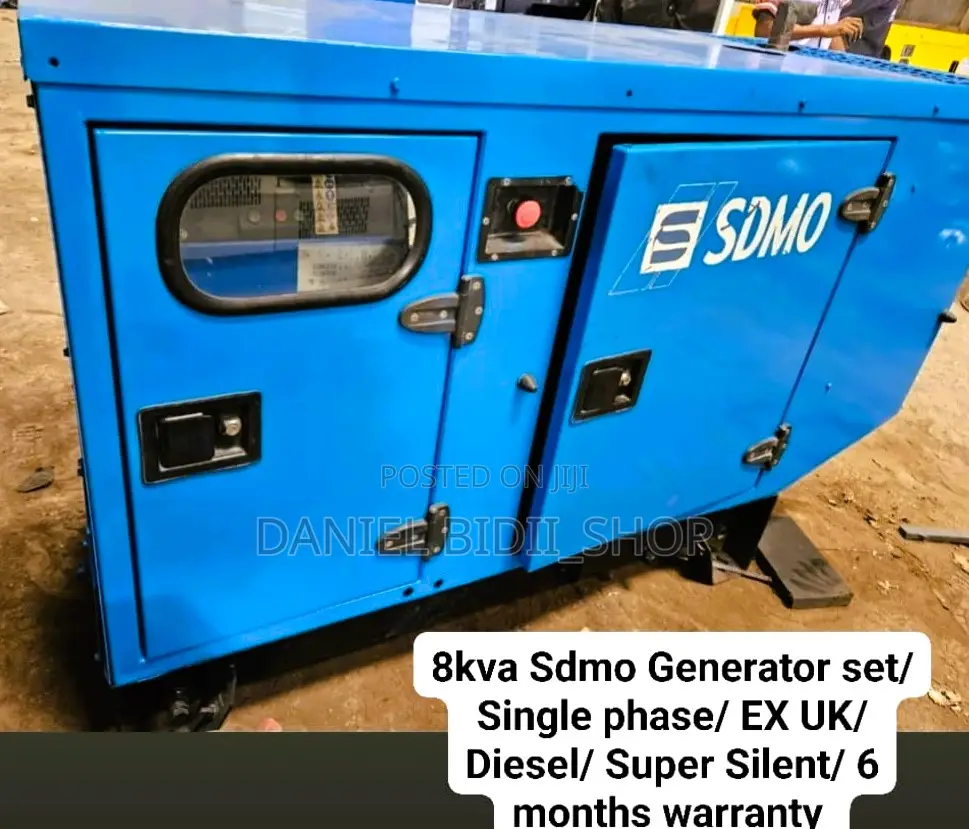SDMO 8kva EX UK Silent Diesel Generator Set Single