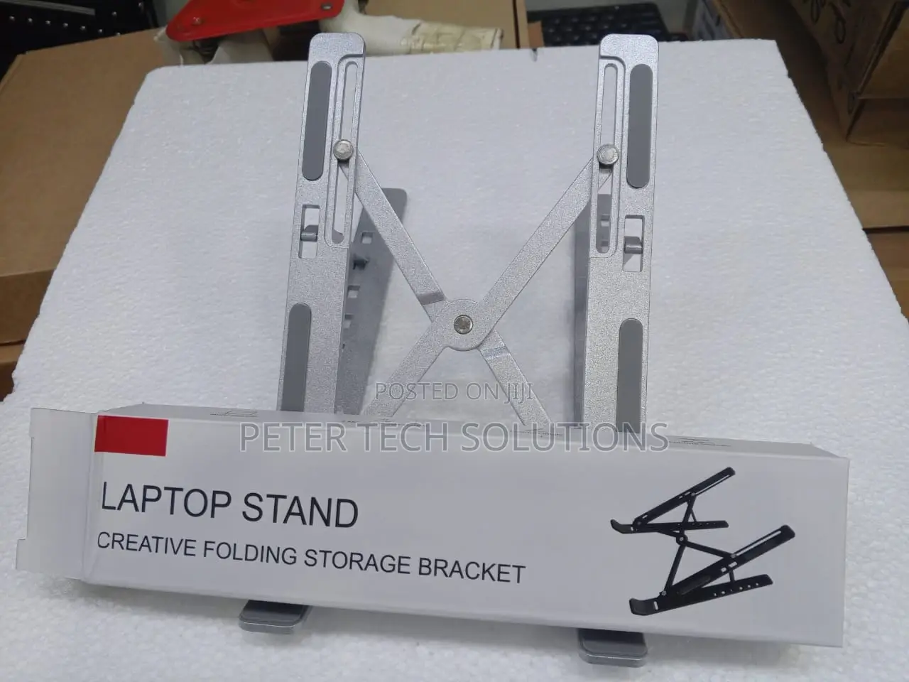 Laptop Stand With Creative Folding Storage Bracket
