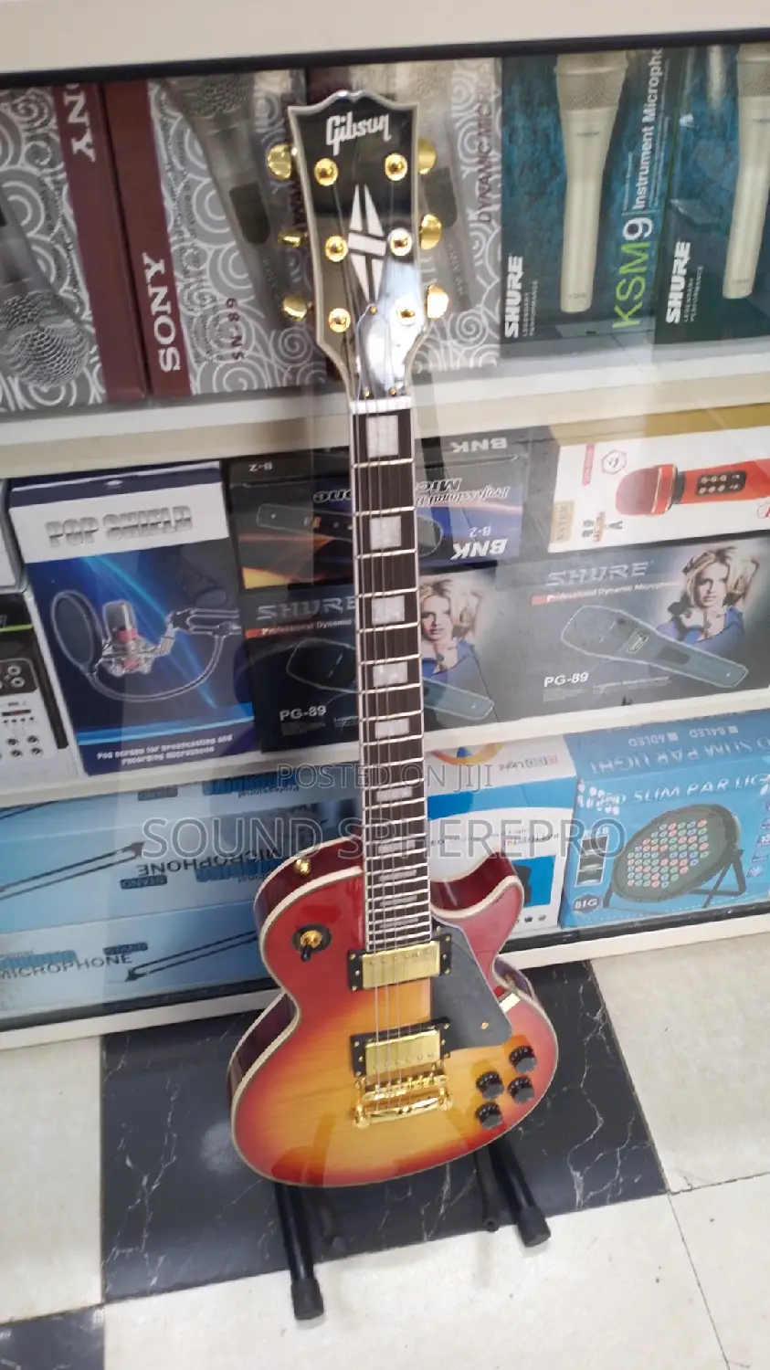 Gibson Solo Solid Body Guitar Plus Guitar Stand