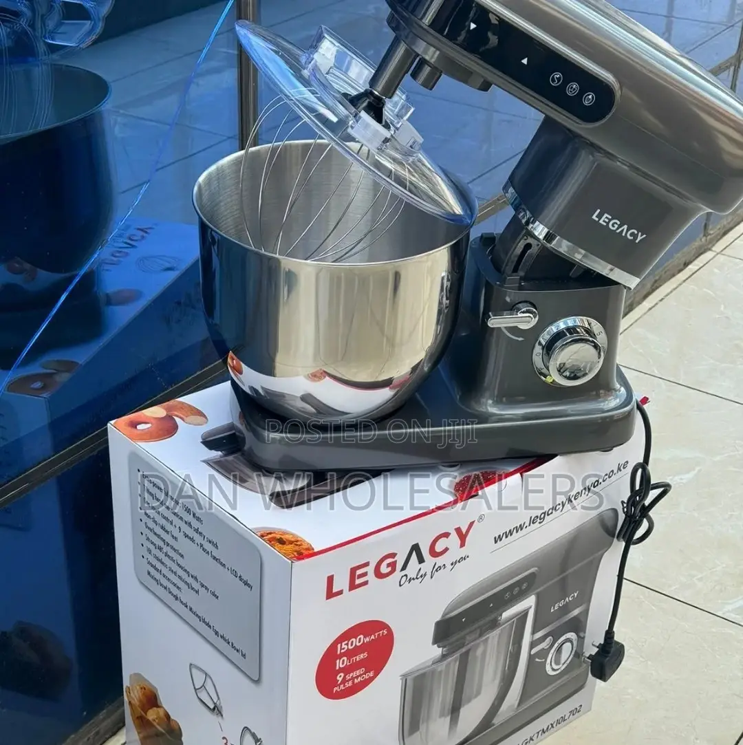 Legacy Electric Stand Mixer 10L 1500watts Black