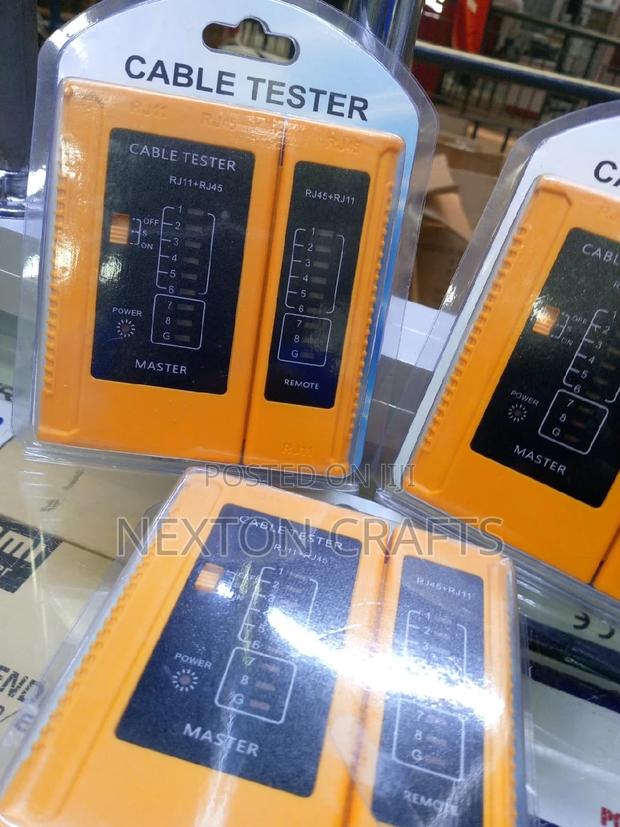 Yellow Cable Tester - main view