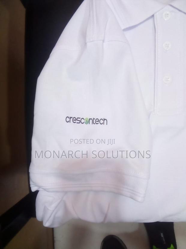 White Polo/Logo Embroidered - thumbnail 3