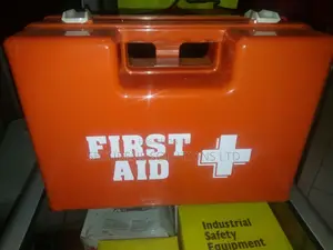 Medium Red First Aid Kit Covering Upto 30 People