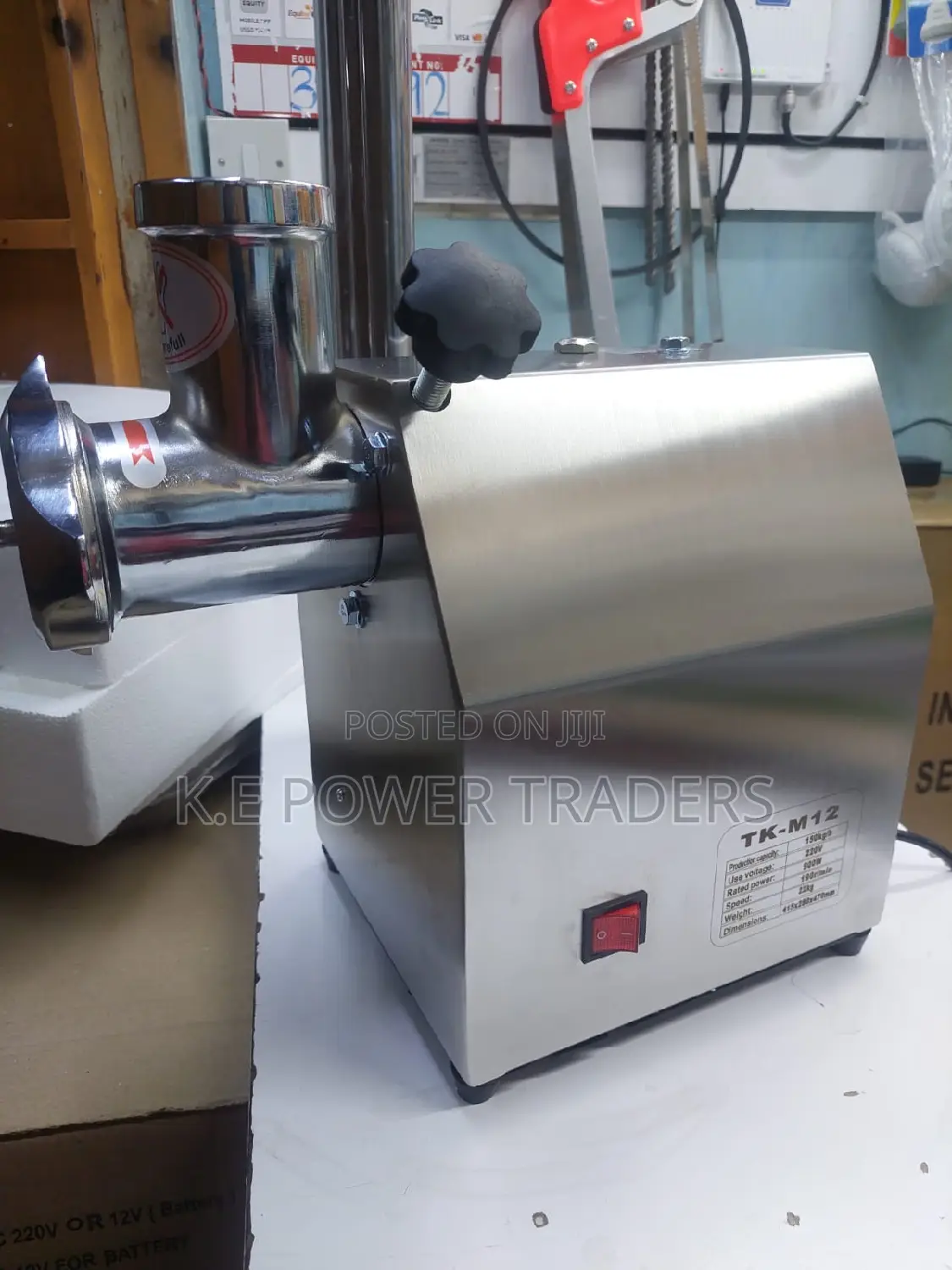 Electrical M12 Meat Mincer Machine